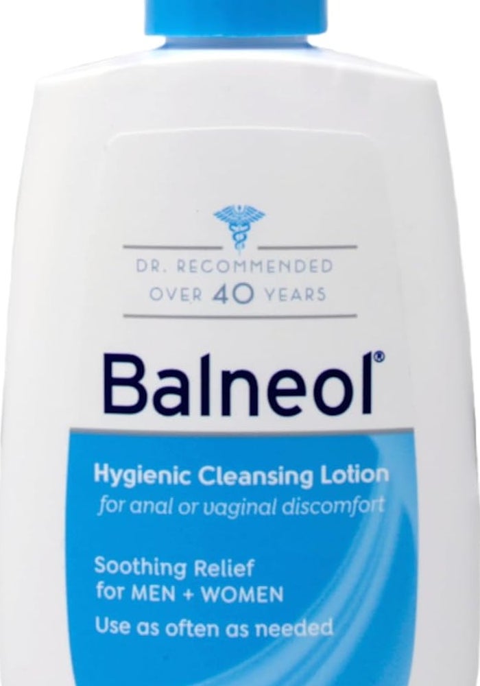 Balneol Hygienic Cleansing Lotion for Men and Women - Soothing Relief for Anal and Vaginal Discomfort, 3 oz - Image 1
